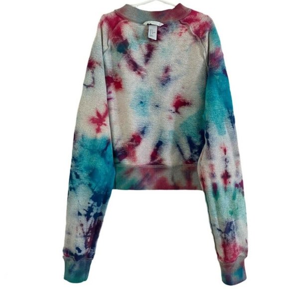 ⛔️SOLD⛔️ H&M Pullover Sweatshirt Custom Tie Dye XS - Picture 12 of 15